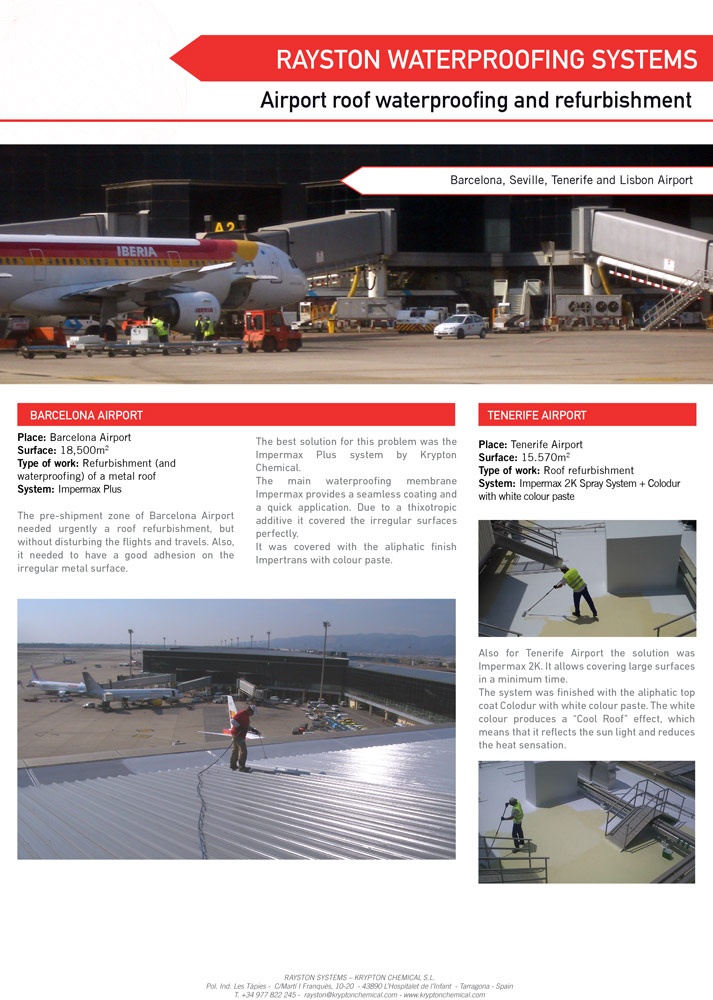 Airports Waterproofing Systems